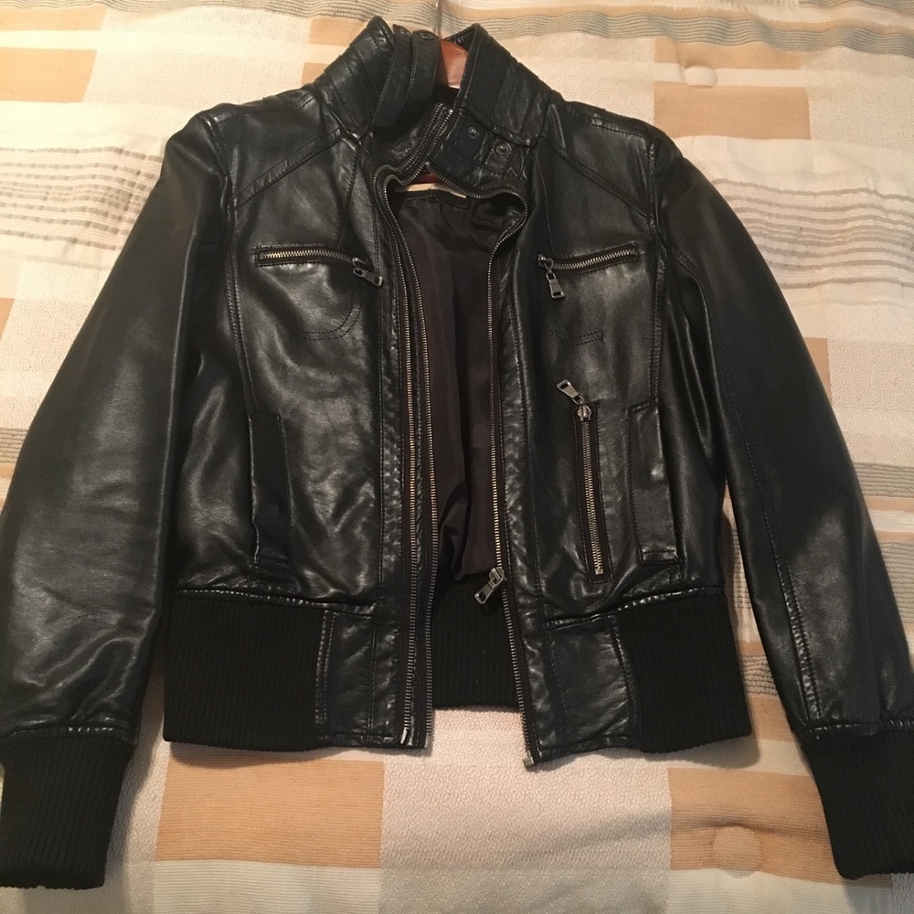 Black Leather Jacket - image 1